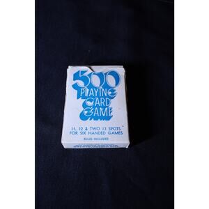 VTG No. 500 Playing Cards 11, 12, Two 13 Spots 6 Handed Games